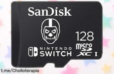 Increíble tarjeta microSD SanDisk de 128GB para Nintendo Switch, rebajada a un precio loco: ¡alcanza el máximo nivel en Fortnite y no te quedes sin tu espacio ganador!
