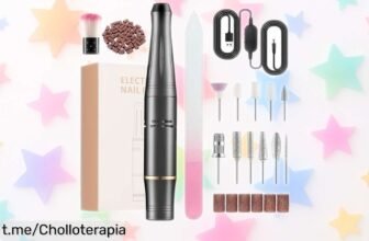 Increíble torno para uñas profesional de 23000RPM, potencia y silencio en un solo equipo; aprovecha el descuentazo brutal y presume de unas perfectas ya mismo.