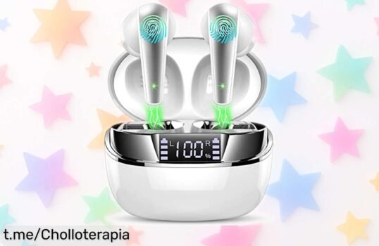 Increíbles auriculares Bluetooth con reducción de ruido y 47 horas de batería a un precio rebajado, siente la libertad mientras disfrutas tu música antes que se agoten