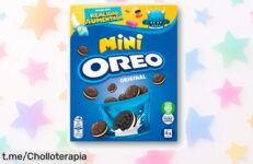 Increíbles galletas Oreo Mini con crema de vainilla, ¡aprovecha este ofertón que se agota volando! Date un gusto y comparte la alegría en cada bocado.