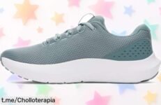 Increíbles zapatillas para correr Under Armour con amortiguación y malla fresca, rebaja brutal en precio; corre ahora y siente la adrenalina de esta oferta única que no puedes dejar pasar.
