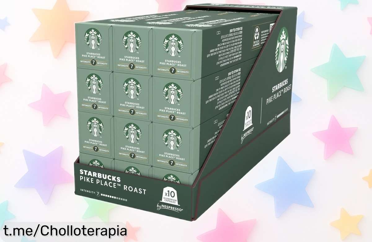 Inigualable café en cápsulas Starbucks by Nespresso, 120 unidades para saborear a fondos; aprovecha este super chollo y vive cada sorbo como un momento especial ¡No te lo pierdas!