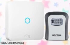 Intercomunicador Ring de Amazon con caja GRIFEMA a precio rebajado: controla el acceso y asegura tus llaves, ¡no te pierdas este super chollo que aumenta tu tranquilidad en casa ya!
