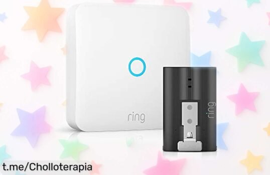 Interfono inteligente con batería extra y control remoto para abrir la puerta desde tu móvil o Alexa, ¡aprovecha este super chollo antes de que se agote!