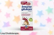 Jarabe vitamínico sin azúcar ni gluten para fortalecer defensas, ¡precio rebajado increíble! Protege a tu familia en frío y siente la tranquilidad de cuidarlos.
