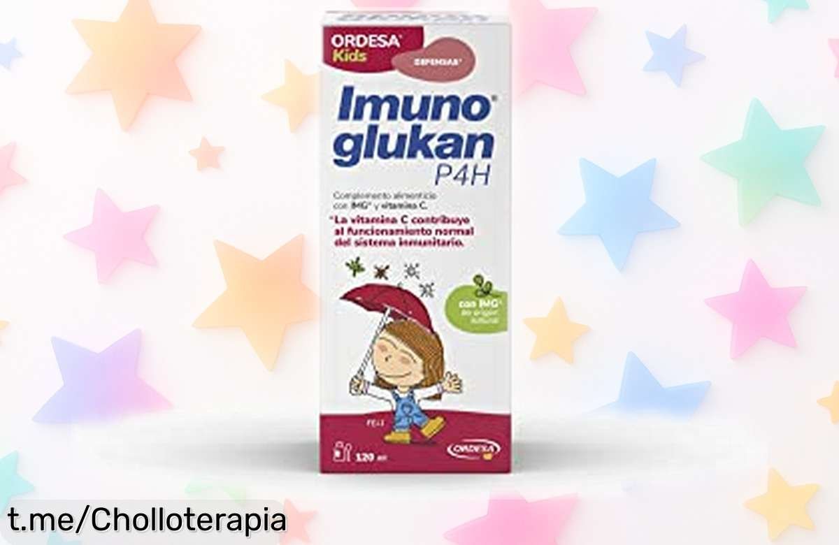 Jarabe vitamínico sin azúcar ni gluten para fortalecer defensas, ¡precio rebajado increíble! Protege a tu familia en frío y siente la tranquilidad de cuidarlos.