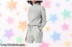 Jersey de invierno Amazon Essentials con cuello de embudo a un precio rebajado irresistible: renueva tu armario y siéntete genial hoy mismo ¡No te lo pierdas!