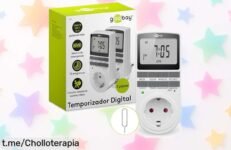 Juego de 2 temporizadores digitales goobay con 16 programas y batería para 100 días te esperan a precio rebajado; controla tu tiempo y cuida tu hogar ¡no te lo pierdas!