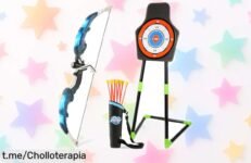 Juego de arco y flecha Handwell con luces LED a precio rebajado: una diversión increíble que mejora tu puntería. ¡No te quedes sin el ofertón, corre antes de que se agote!