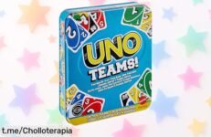 Juego de cartas UNO Teams de Mattel, diversión épica en familia con precio rebajado ¡No dejes escapar esta oferta voladora y llena tu hogar de risas ya!