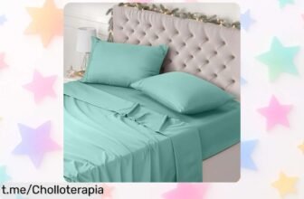 Juego de sábanas 4 piezas Utopia Bedding a un precio rebajado increíble, un super chollo que revitaliza tus noches ¡no te lo pierdas y despierta feliz!
