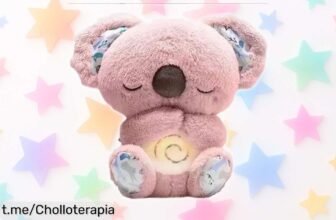 Juguete de peluche relajante con luz musical para niños, precio rebajado brutal: ¡hazte con este super chollo y disfruta de un momento de calma única!
