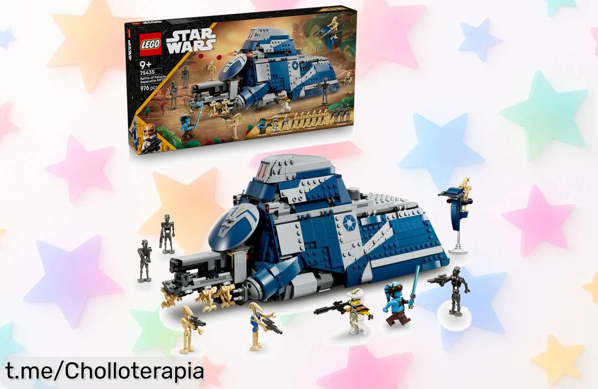 Juguete interactivo LEGO Star Wars Speeder y droides a precio loco, un chollo para que los peques vivan sus batallas galácticas ¡No pierdas esta oferta limitada!