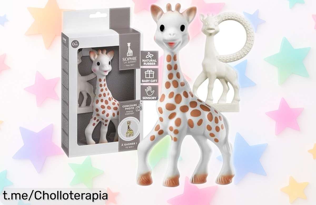 Juguete para bebés Vulli Sophie La Girafe edición limitada, ahora a un precio que hará sonreír a tu pequeño: ¡no dejes pasar este chollazo lleno de diversión!