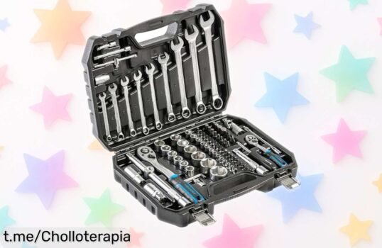 Kit completo de herramientas Hogert Technik para cualquier reparación a un precio rebajado que vuela, ¡aprovecha este super chollo y soluciona tus problemas ya!