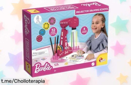 Kit creativo Barbie Escuela de dibujo con proyector Lisciani a un precio rebajado, diversión y creatividad para los peques que no querrás dejar escapar. ¡Últimas unidades disponibles!