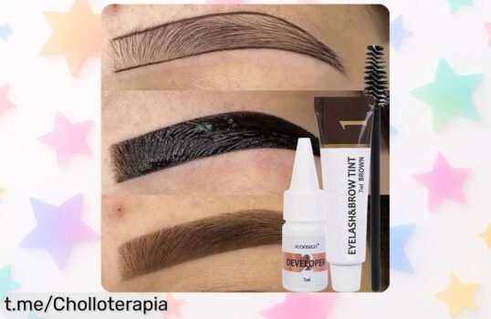 Kit de tinte semipermanente para cejas y pestañas, sorprende con tu mirada perfecta y duradera a precio loco; ¡apresúrate que este super chollazo es por tiempo limitado!