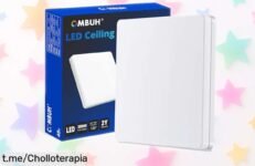 Lámpara LED para baño y cocina: diseño moderno y luz natural, super chollo a precio rebajado. ¡Transforma tus espacios con esta oferta única! Tu hogar te lo agradecerá.