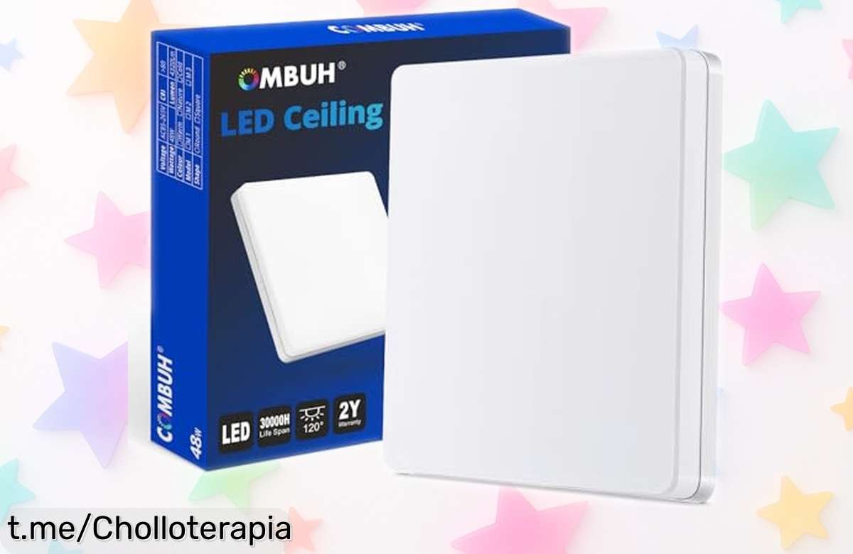 Lámpara LED para baño y cocina: diseño moderno y luz natural, super chollo a precio rebajado. ¡Transforma tus espacios con esta oferta única! Tu hogar te lo agradecerá.