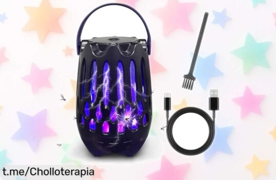 Lámpara antimosquitos eléctrica 2 en 1 para un hogar libre de insectos a precio rebajado; olvídate de picadas y disfruta del verano ¡apresúrate, se agotan rápido!