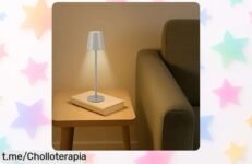 Lámpara de mesa LED recargable con 24 horas de batería a un precio rebajado que no volverás a ver. Ilumina tu espacio y aprovecha este super chollo ya mismo antes de que se termine.