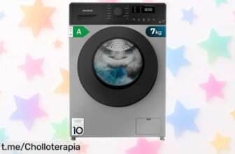 Lavadora Cecotec 7Kg con motor inverter y vapor: precio loco en este super chollo que hará tu vida más fácil. ¡No te quedes sin ella, aprovecha antes de que se agote!