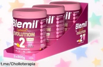 Leche de continuación Blemil 2 Optimum Evolution 3PACK con proteína A2, chollo imbatible y precio rebajado para que tu bebé crezca sano y feliz, ¡no te lo pierdas!
