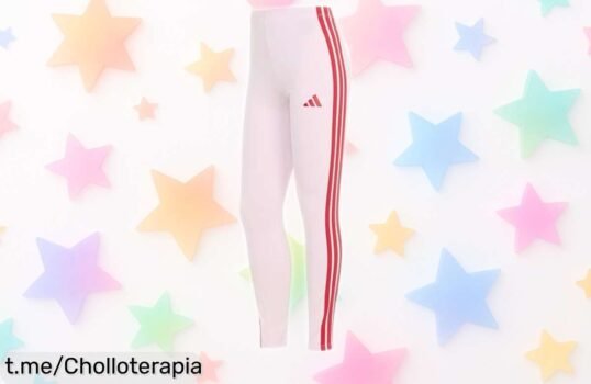 Leggings adidas para mujer en rosa con cintura elástica, rebajados y perfectos para realzar tu figura ¡Aprovecha esta oportunidad única que te hará lucir espectacular ya!