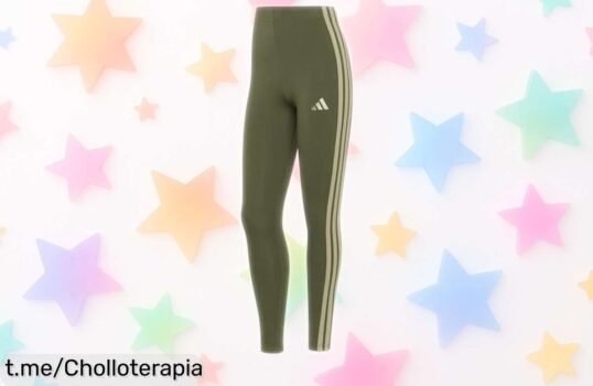 Leggings adidas que realzan tu figura y cintura flexible a un precio rebajado; ¡no te quedes sin ellos, deslumbra hoy y siéntete espectacular!