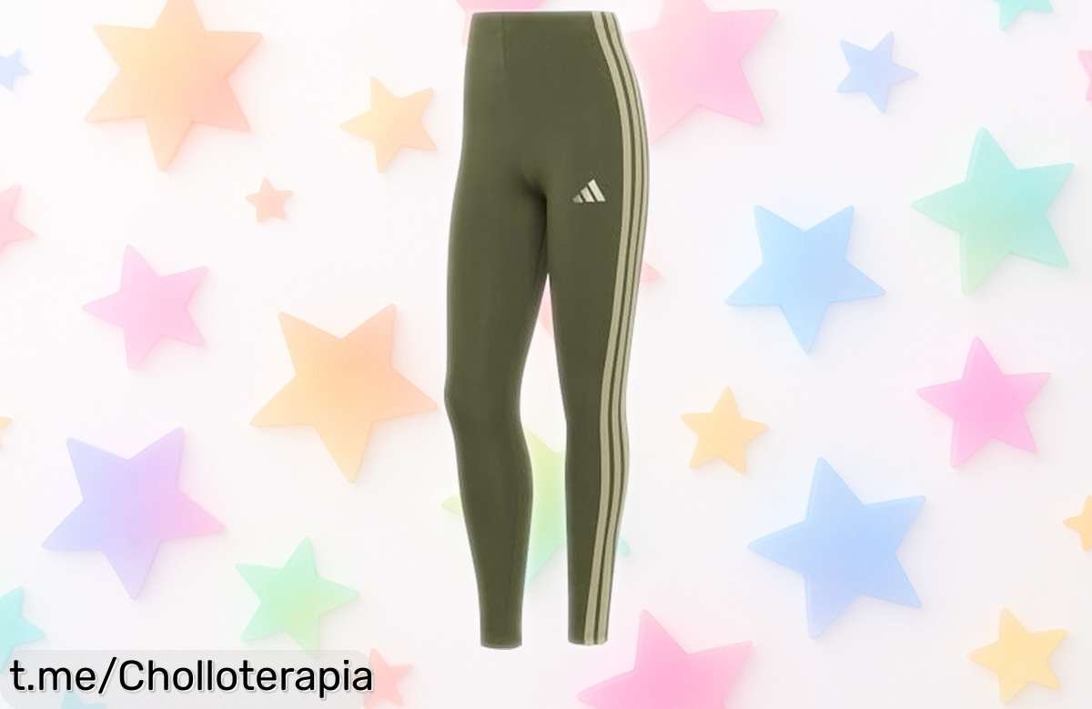 Leggings adidas que realzan tu figura y cintura flexible a un precio rebajado; ¡no te quedes sin ellos, deslumbra hoy y siéntete espectacular!