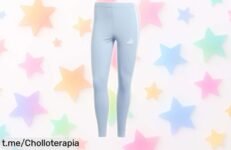 Leggings de algodón adidas mujer Glow Blue con descuento brutal, siéntete increíble y luce tu estilo antes que vuelen, ¡esta oportunidad no se repite!
