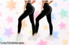 Leggins ajustados para mujer que se adaptan a ti, precio rebajado por tiempo limitado. ¡Corre y siente la libertad de moverte sin preocupaciones, quedan pocos!