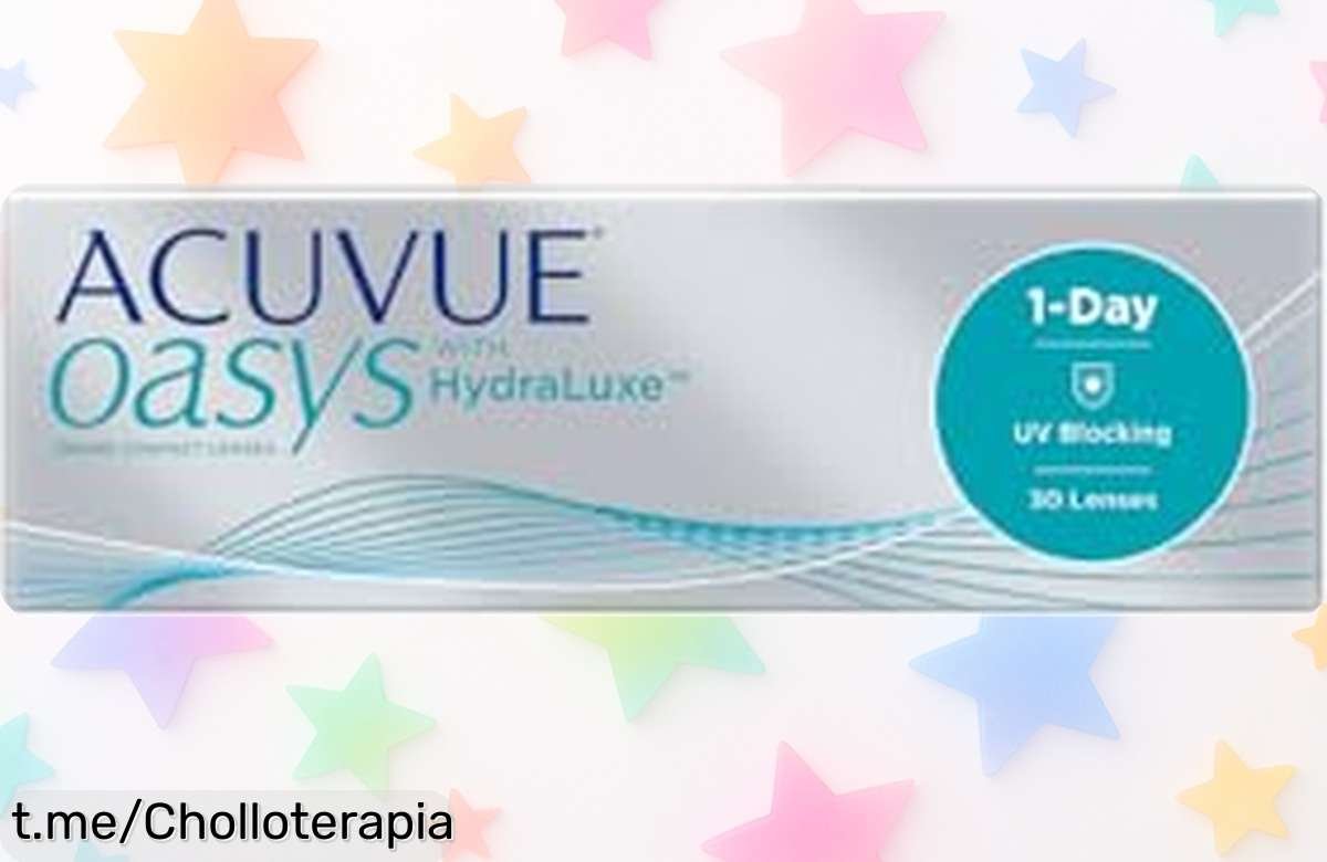 Lentes de contacto Acuvue Oasys 1Day con tecnología HydraLuxe a precio rebajado, ¡aprovecha este super chollo y dale a tus ojos la visibilidad que merecen ahora mismo!