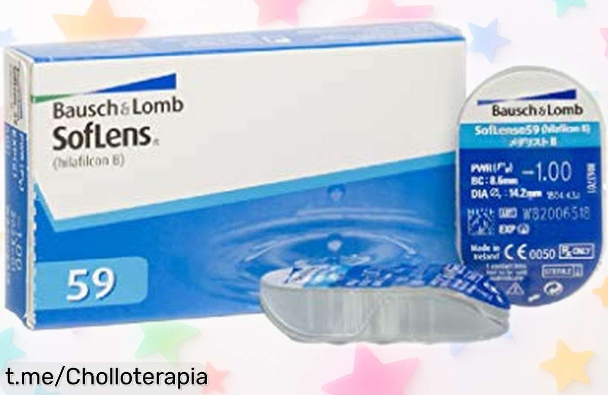 Lentillas mensuales Bausch + Lomb a precio rebajado en pack de 6, ¡aprovecha este super chollo para ver el mundo más claro y sin complicaciones ya!