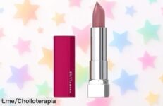Luce maravillosa con la barra de labios Maybelline en color rosa dulce, ¡precio rebajado que no puedes dejar pasar! Siéntete irresistible antes de que se agote.