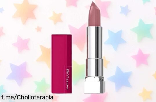 Luce maravillosa con la barra de labios Maybelline en color rosa dulce, ¡precio rebajado que no puedes dejar pasar! Siéntete irresistible antes de que se agote.