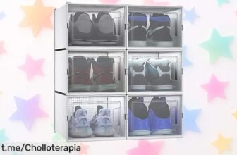 Lujosas cajas de zapatos YITAHOME con puerta transparente: ¡súper chollo a precio loco! Organiza tu espacio y disfruta del orden que siempre has deseado. ¡No te quedes sin ellas!