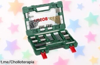 Maletín Bosch con 91 piezas para taladrar y atornillar a precio loco; ¡una oferta increíble que no querrás perderte! Tu creatividad merece este chollo, ¡hazlo tuyo ya!