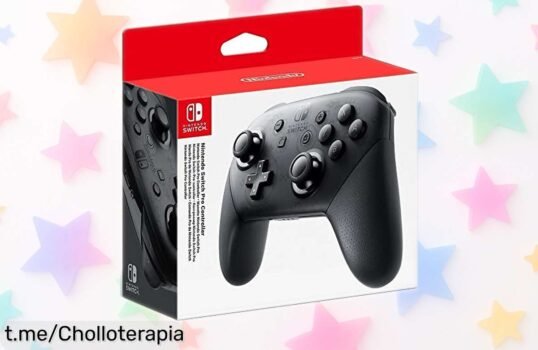 Mando Pro Controller para Nintendo Switch: disfruta como nunca sin líos ni cables, aprovecha este super chollo antes de que se acabe y dale a tus juegos la emoción que merecen.