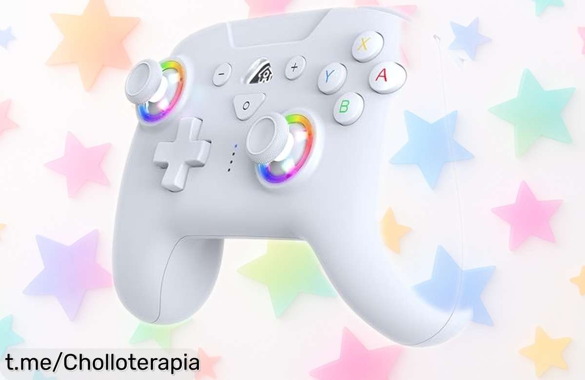 Mando inalámbrico para Switch con turbo y vibración a precio loco, ¡aprovéchalo y juega como un pro antes de que se agote este super chollo!