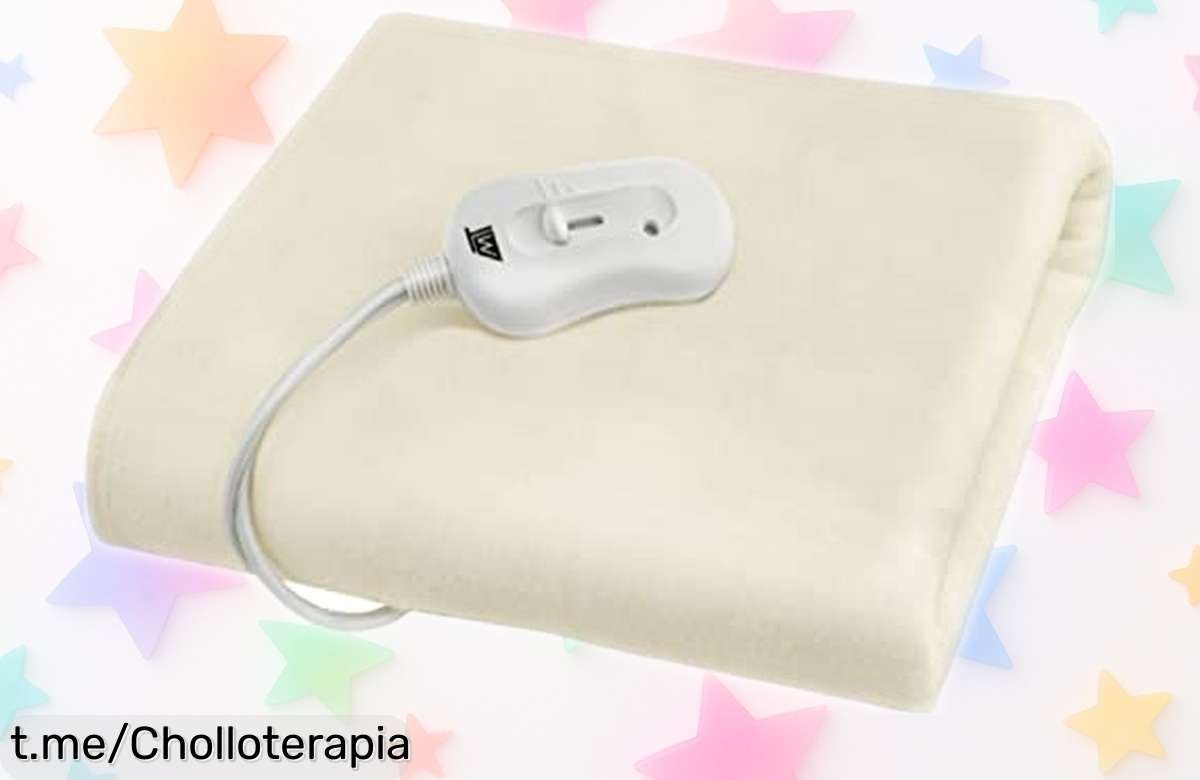 Manta eléctrica con 3 niveles de calor a un precio rebajado, ¡nunca visto! No dejes que el frío apague tus sueños, caliéntalos ahora y siéntete seguro en cada noche.