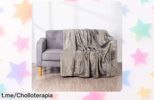 Manta sedalina Homesol súper caliente y suave a un precio rebajado que no vas a creer, ¡aprovéchala ya y disfruta de unas tardes cálidas y felices!