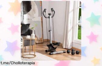 Máquina de step HOMCOM con altura ajustable y pantalla LCD, aprovecha este super chollo antes que se agote y siente cómo tu energía se dispara sin esfuerzo.