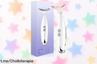 Masajeador de cuello y cara con radiofrecuencia para un rostro más joven ¡Aprovecha el precio rebajado y luce radiante antes de que se agote esta oportunidad!