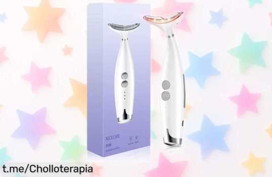 Masajeador de cuello y cara con radiofrecuencia para un rostro más joven ¡Aprovecha el precio rebajado y luce radiante antes de que se agote esta oportunidad!
