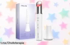 Masajeador de ojos ANLAN con luz roja y azul, ahora a precio rebajado para eliminar ojeras y arrugas: ¡aprovecha este super chollo que rejuvenecerá tu mirada ya mismo!