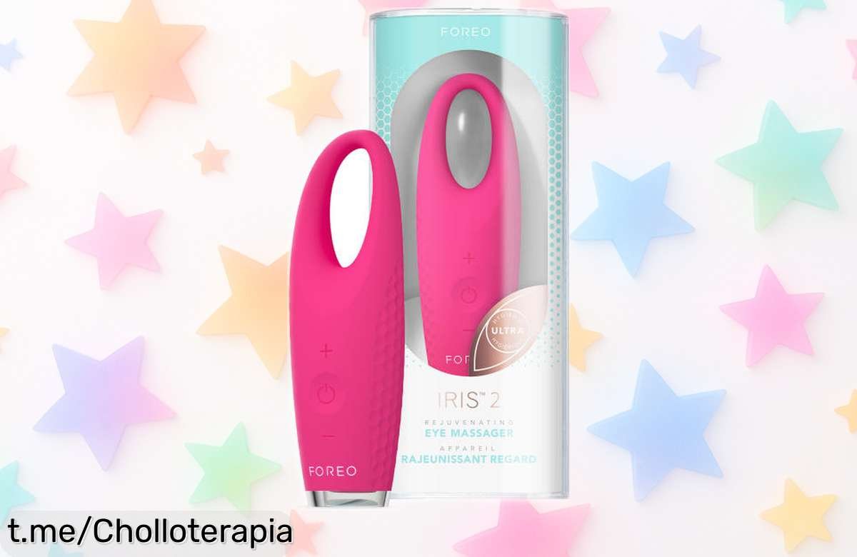 Masajeador de ojos FOREO Iris 2, el super chollo para eliminar ojeras y bolsas. Precio rebajado para que luzcas una mirada fresca y descansada ¡Corre, que vuelan!