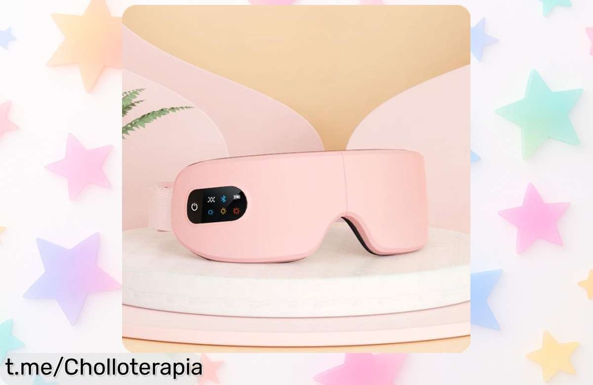 Masajeador de ojos Mukasi con calor y música Bluetooth, ahora a precio loco: ¡alivia tu fatiga y mejora tu sueño con este super chollo que no puedes dejar escapar!