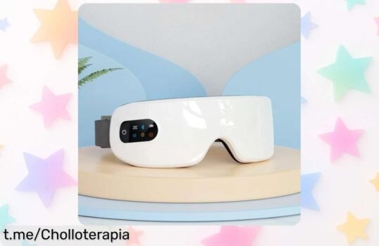 Masajeador de ojos Mukasi con calor y música Bluetooth: el chollazo que alivia la fatiga y mejora tu sueño, ¡date prisa antes de que se acabe esta oferta!