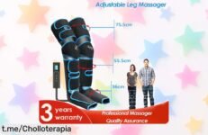 Masajeador de piernas con presión de aire, rebajado a precio loco: disfruta de una circulación mejorada y siéntete como nuevo. ¡Aprovecha este super chollo ahora mismo!